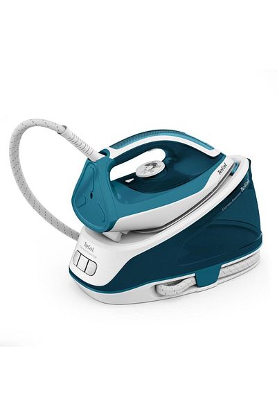 TEFAL Statie de calcat Tefal Express Essential SV6115E0, 2200 W, 5.2 Bari (Alb/Albastru)