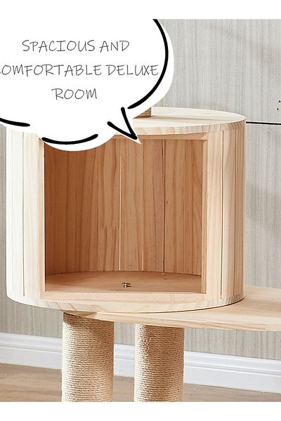 KidLe Cat Tree Cat Villa Cat Climbing Frame Cat House