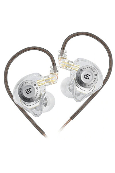 KZ EDX Pro X Dinamik Sürücü HiFi IEM Kablolu Kulak İçi Kulaklık (Mikrofonlu)