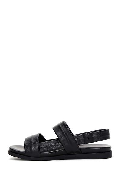 Derimod Women's Black Leather Sandals 25Sfd 150718