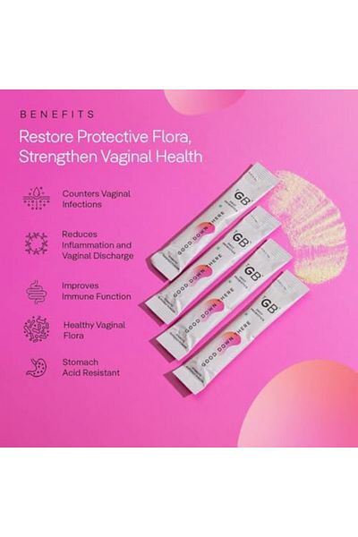 The GoodBug The Good Bug Good Down There Supergut Powder For Women | Pre & Probiotic Supplement That Helps Reduc