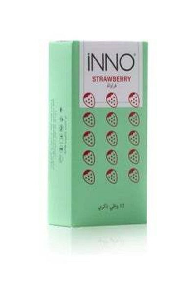 Inno ENO Strawberry Flavored Condoms 12 Pieces
