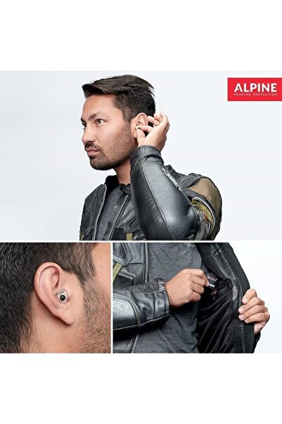 Alpine Kulak Tıkacı,Motosiklet Sürerken İşitme Hasarını Önler, Trafik Sesini Duyulabilir Kılar