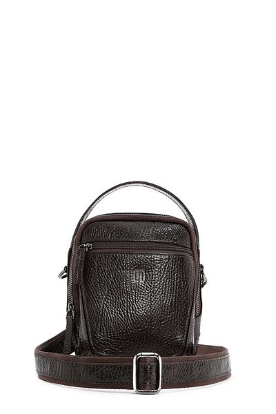 Derimod Men's Brown Leather Messenger Bag 24Wbd3603Ft