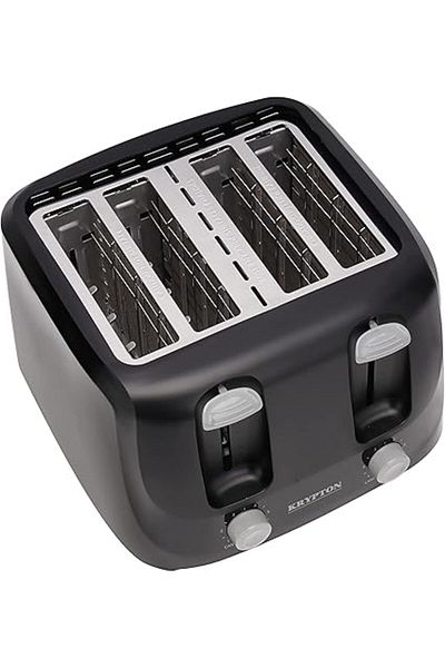 KRYPTON 4 Slice Slot Bread Toaster 1400.0 W KNBT6295 Black