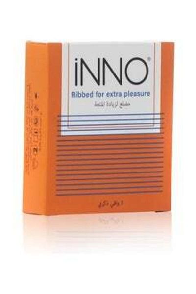 Inno ENO Ribbed Condoms 3 Pack