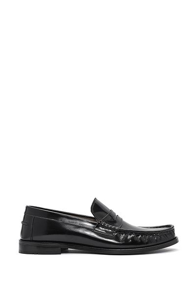 Derimod Men's Black Leather Classic Shoes 25Sfd 601722