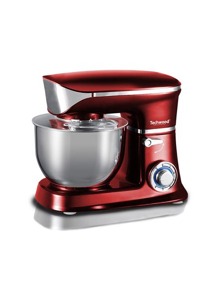 Techwood Mixer planetar Techwood TCDR-135, 6.5L, 1300W, 6 trepte de viteza + Impulse, otel inoxidabil