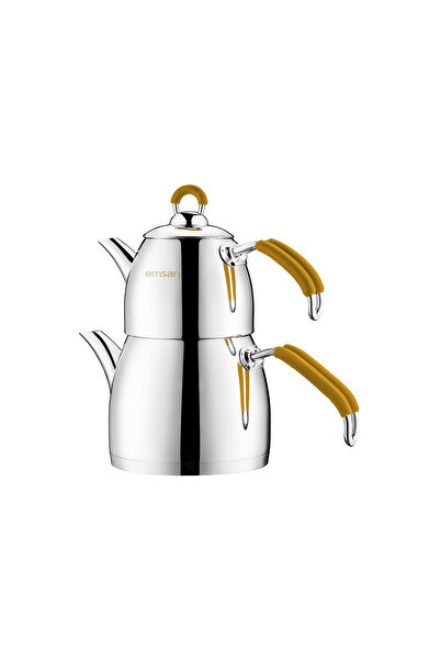 Emsan Mina Mini Çaydanlık Takımı Sarı 0.60-1.25lt