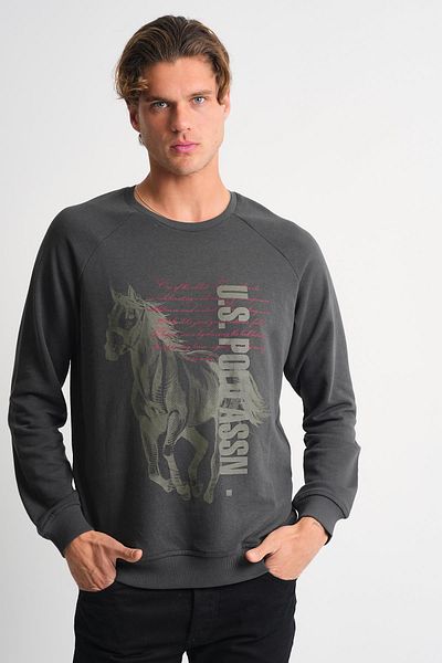 ALEXANDERGARDI Φούτερ με στάμπα Crew Neck