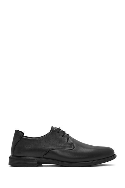 Derimod Men's Black Lace-Up Leather Casual Shoes 25Sfd 765318