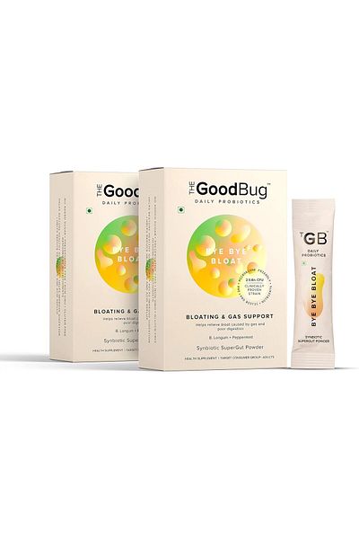 The GoodBug The Good Bug ByeBye Bloat SuperGut Powder