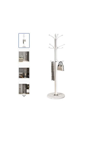 smart home metal clothes hangers and hangers equipped with hooks , a metal clothes rack, 179 cm high