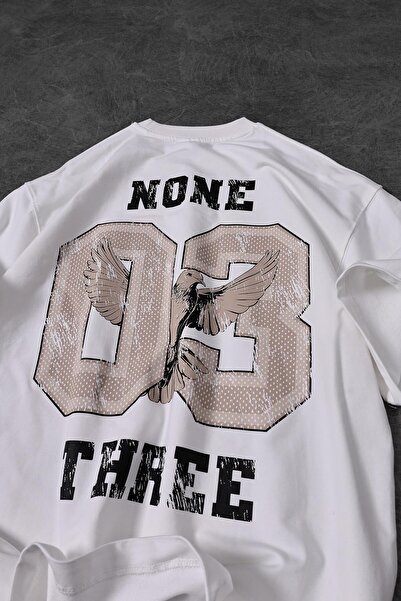 Slatra Ανδρικό μπλουζάκι με στάμπα 03 Bird Oversize