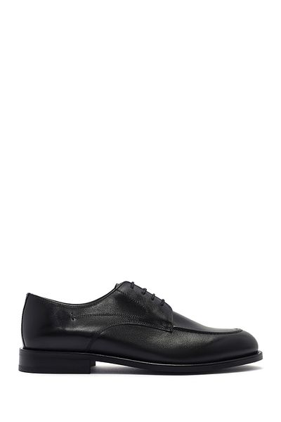 Derimod Men's Black Laced Leather Classic Shoes 25Sfd 621418