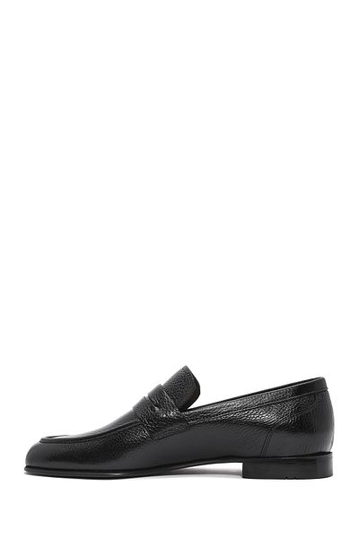 Derimod Loafer clasic din piele neagră pentru bărbați 25SFD6018FT