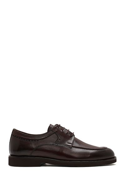Derimod Men's Brown Lace-Up Leather Casual Shoes 25Sfd 603218