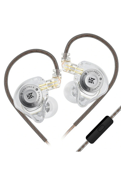 KZ EDX Pro X Dinamik Sürücü HiFi IEM Kablolu Kulak İçi Kulaklık (Mikrofonlu)