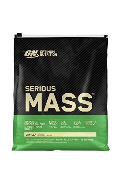 ON Optimum Nutrition سيرياس ماس فانيليا 12 رطلاً