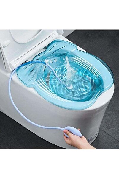 COOYA Bath Basin With Rinser, Easy to Clean, Comfortable and Convenient for Private Care