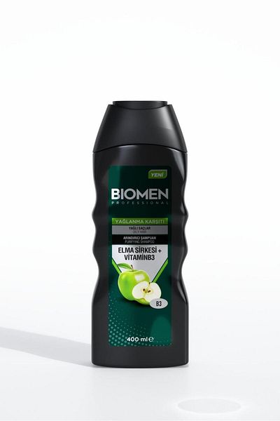 Biomen Apple Cider Vinegar Vitamin B3 Oil Mixed Shampoo 400 Ml-