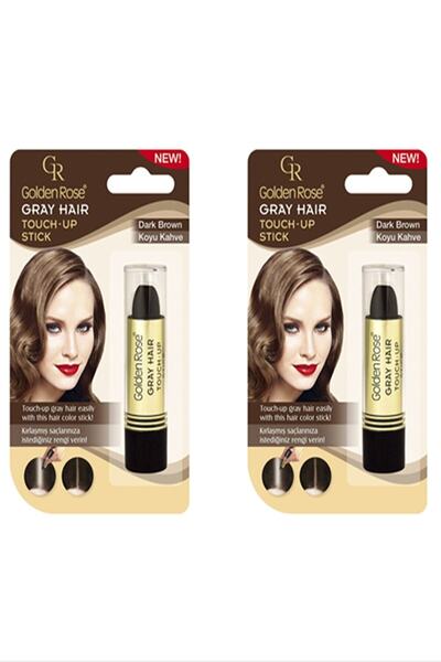 Golden Rose Saç Beyazlarını Kapatan Stick Koyu Kahverengi 2 Adet