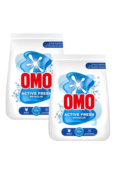 Omo Active Fresh Beyazlar 4 kg x 2 Adet