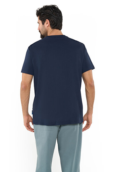 Nautica Lacivert Erkek T-Shirt KR4515