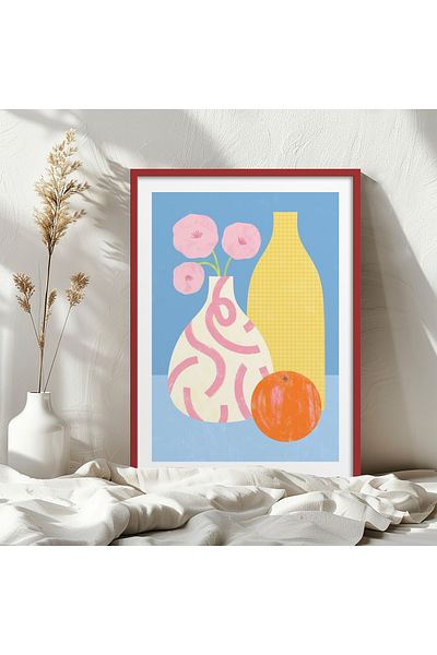 HOMEPACK Single Wooden Framed Painting One Piece Poster Painting Tk/1419