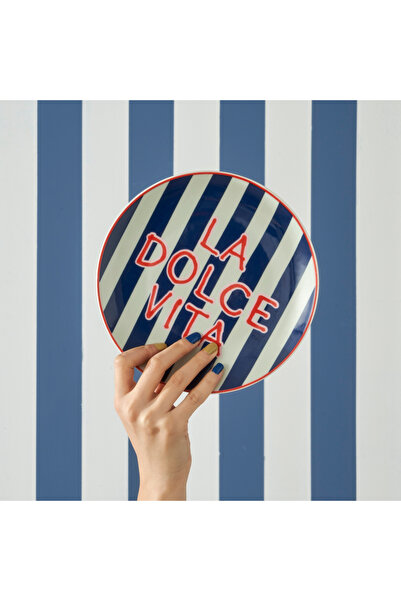 Bella Maison Line Porcelain 4-Piece Cake Plate (21 cm)