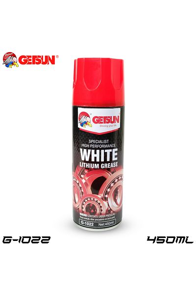 GETSUN White Lithium Grease 450ml High Performance Lubricant for Automotive, Industrial, Home Use