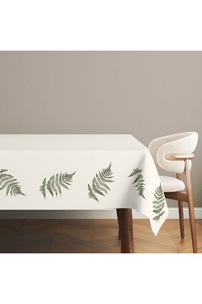 Club Cotton Fata de masa frunze feriga din bumbac 140x180cm, Club Cotton, Lufi