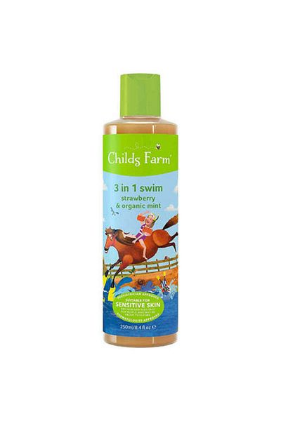Childs Farm 3 In 1 Wash Swim Strawberry & Organic Mint 250Ml