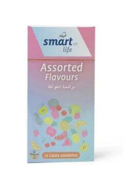 smart uk life Assorted Flavours Condom 12 Piece