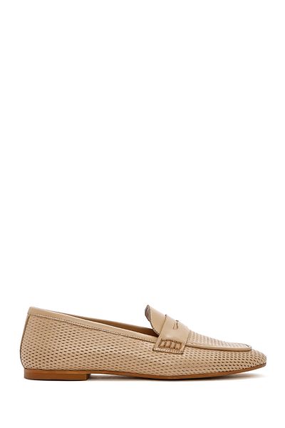 Derimod Mocasini de dama din piele bej 25SFD 160518