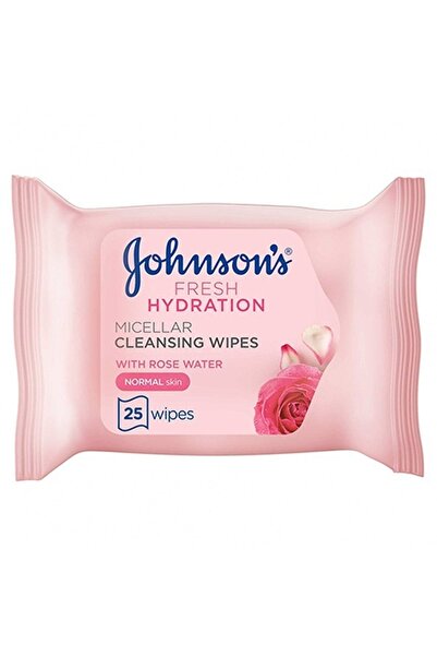 Johnson & Johnson مناديل تنظيف ميسيلار فريش هايدرا، 25 منديلًا لكل عبوة