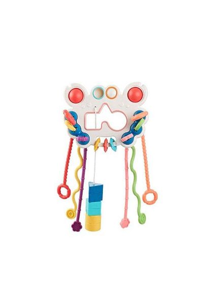 COOYA Pull String Toys,0-18 Months Baby Sensory,Teething Toys Developmental Motor Skills for 1-3 Year Old