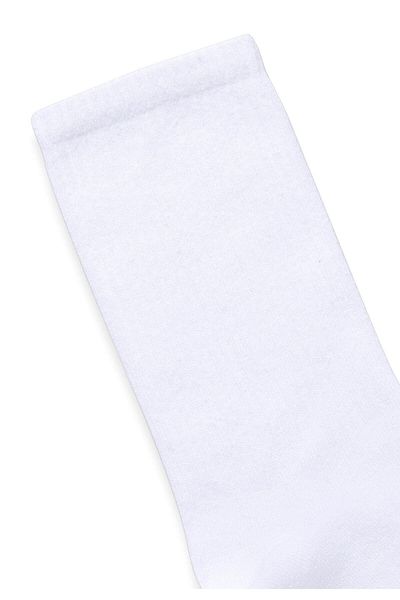 VAMOSCLO Long Basic Socks White