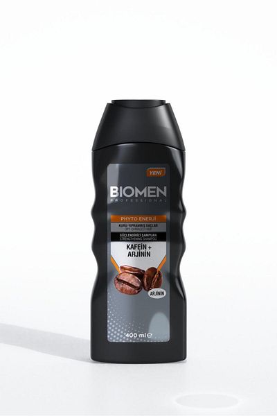 Biomen Caffeine & Arginine Dry and Damaged Hair Strengthening Shampoo 400 Ml-
