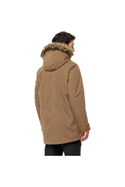 Jack Wolfskin Glacier Canyon Men's Outdoor Parka - 1107674 -5601 Brown