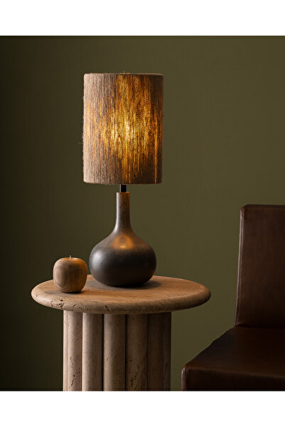 Madame Coco Catherine Abajur - 48 cm - Naturel/Krem