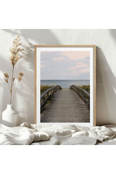 HOMEPACK Единична картина в дървена рамка, единичен плакат, картина TK/1422