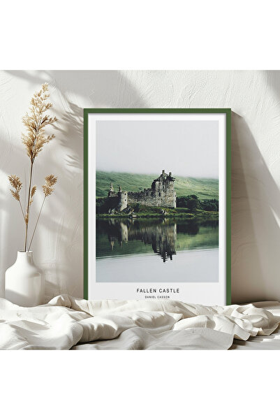 HOMEPACK Tekli Ahşap Çerçeveli Tablo Tek Parça Poster Tablo TK/1427