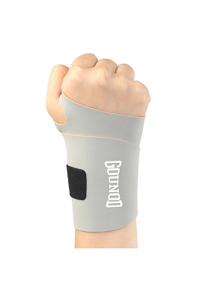 Choice HS070-GRAY 1PC/3PC GOUNOD  New Wrist Brace  Carpal Tunnel Relief Light Support - Compression Wrist S