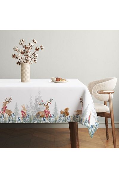 cotton club Fata de masa Craciun bumbac 100% 140x180cm, Kris