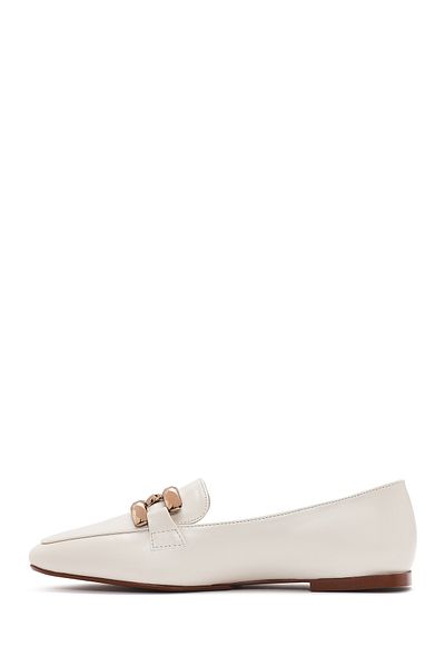 Derimod White Masculine Loafer 25Sfe 400418   Women's White Buckle