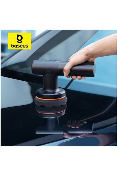 Baseus Black Baseus Car Polisher Machine Wireless Electric Polishing Wax Tool Adjustable Speed Cordless Aut