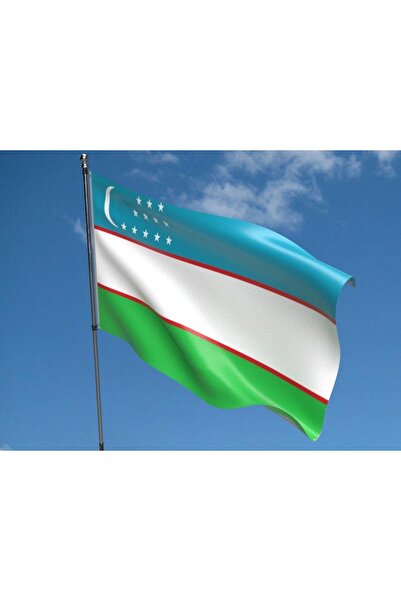 ÇELİKONLİNE Özbekistan  Bayrağı 50x75 Cm Uzbekistan Flag