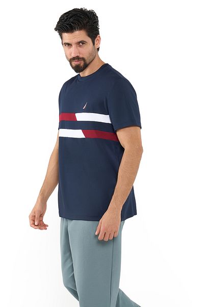 Nautica Lacivert Erkek T-Shirt KR4515