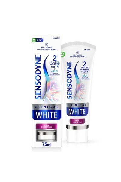 Sensodyne معجون أسنان كلينيكال وايت ستين بروتكتيف 75 مل